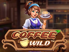 【コーヒー・ワイルド】
コーヒーショップがテーマのスロット。
パワーナッジ機能と 5xマルチプライヤーのフリースピンで勝利を掴みましょう！